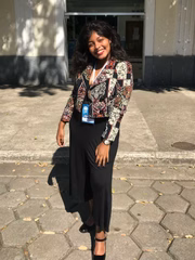 Ela participa desde 2019 de eventos como esse na escola onde estuda
