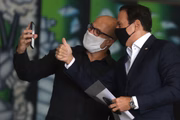 O governador João Doria (PSDB), apresenta nesta quarta-feira (10), no Palácio dos Bandeirantes, zona sul de São Paulo, informações sobre as restrições do combate ao coronavírus 