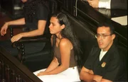 Julgamento de Paula Thomaz, ex-esposa do ator Guilherme de Pádua, no Rio de Janeiro. Paula e Guilherme foram condenados pelo assassinato da atriz Daniella Perez (filha da escritora Glória Perez), colega de elenco do ator na novela "De Corpo e Alma" 