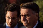 Fabio Wajngarten e Jair Bolsonaro