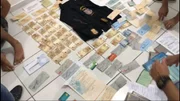Material apreendido pelos agentes da 19ª DP