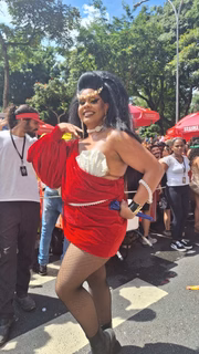 Savannah Black no desfile do Minhoqueens