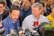 Tarcísio esteve engajado na campanha de Ricardo Nunes à reeleição