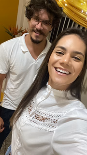 Eliezer e a irmã Isabela, de 28 anos
