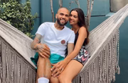 Daniel Alves e a esposa, Joana Sanz