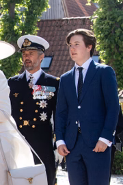 Os príncipes Frederik e Christian 