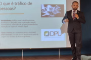 A palestra do defensor Leandro Magalhães