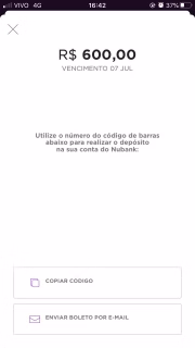 Por fim, será gerado um código. Pague o boleto no app Caixa Tem