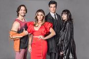 Neném (Vladimir Brichta), Paula (Giovanna Antonelli), Guilherme (Mateus Solano) e Flávia (Valentina Herszage) em Quanto Mais Vida, Melhor!