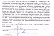 Em depoimento, Elaine Targino prometeu levar provas de que noteira prestou serviços para associação