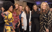 Solange Knowles; Ofira Sandberg, Colin Cowie, Lorraine Schwartz e Tina Knowles juntos em 2011