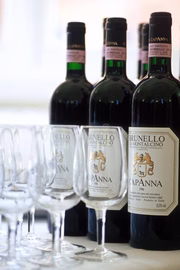 O Argiano Brunello di Montalciano é um dos vinhos do jantar harmonizado no Aroma