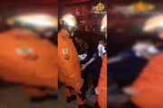 Quatro policiais que participaram da ação inalaram muita fumaça e precisaram ser levados ao hospital