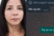Última mensagem enviada por Fábia Cristina Santos foi um pedido de socorro 