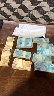 Dinheiro apreendido em Brasília