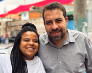 Luana Alves e Guilherme Boulos