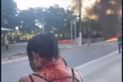 Vítima do ônibus após queda de avião na Barra Funda