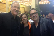 Com Carelli e Roberto Justus