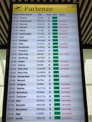No dia em que Larissa voltou ao Brasil, vários voos já haviam sido cancelados