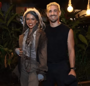 Giovana Cordeiro com o namorado na festa da Fuzuê, onde ele levou um soco na cara