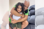 Anderson Leonardo com a caçula, Alice, de 3 anos