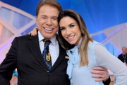 Patrícia Abravanel e Silvio Santos