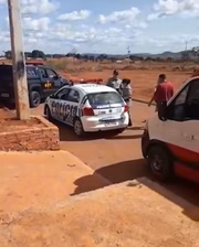 Policiais atenderam à ocorrência no bairro Setor Aeroporto, em Planaltina de Goiás, cidade no Entorno do Distrito Federal