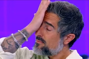 Marcos Mion emocionado no Caldeirão