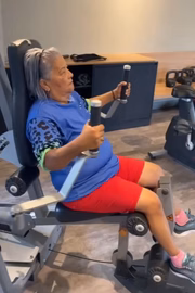 Ela pratica crossfit 
