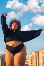 Ela é ativista do movimento body positive