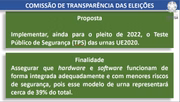 PowerPoint enviado por Cid questionava urnas eletrônicas