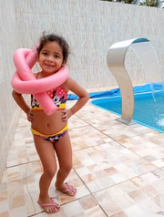 Menina estava em estado grave