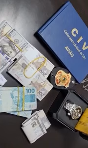 Dinheiro apreendido