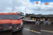 Acidente aconteceu na EPNB, sentido Samambaia
