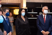 Paula Lavigne, Randolfe Rodrigues e Renan Calheiros