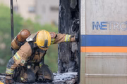 O Corpo de Bombeiros Militar do Distrito Federal foi acionado para controlar as chamas