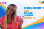 Brunna é bailarina, influencer e mulher da cantora Ludmilla. Tem 30 anos e é de Nilópolis (RJ). Dos palcos para o camarote do BBB22!