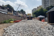 Obras de túnel da Sena Madureira, na Vila Mariana, na zona sul de São Paulo