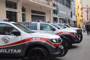 Viaturas da Polícia Militar de São Paulo