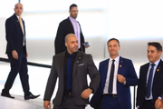 Deputado federal Daniel Silveira (União-RJ) participou da cerimônia