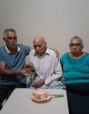 Sidinei, Vitor e Olga
