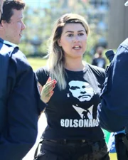 Sara Winter é o "nome de guerra" da extremista de direita. Ela se chama Sara Fernanda Giromini