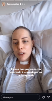 Fabiana Justus revelou detalhes da nova cirurgia que precisou fazer