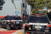 Viaturas da Polícia Civil empenhadas na Operação Heisenberg. Imagem: Secretaria da Segurança Pública de São Paulo