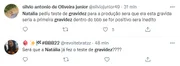 Segundo a web, Natália Deodato pediu um teste de gravidez para a produção do BBB22