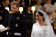 Príncipe Harry e Meghan Markle subiram ao altar em maio de 2018