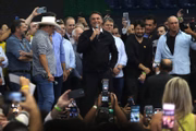 Bolsonaro durante evento de campanha em São Paulo