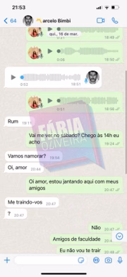 Médica depositou R$ 1 mil para Marcelo Bimbi