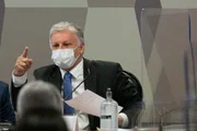 Ex-assessor do Ministério da Saúde Airton Cascavel na CPI da Covid-19