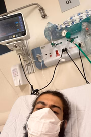 Pedro passou um mês internado no hospital